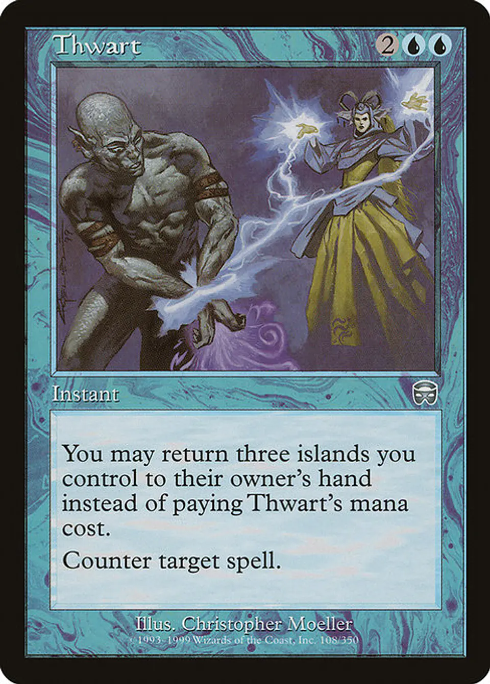 Carta Magic - Thwart - Idioma: Ingles - Edicion: Mercadian Masques 1