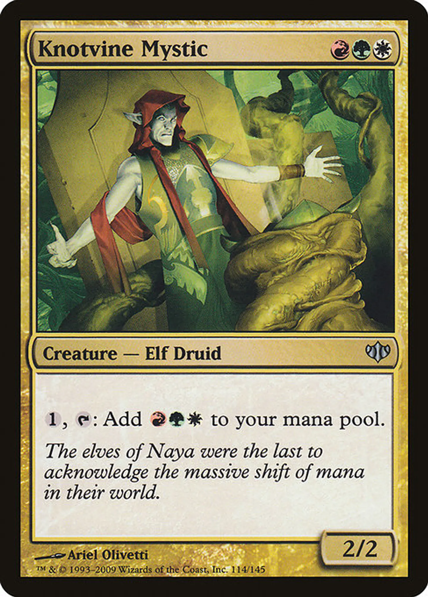 Carta Magic - FOIL Knotvine Mystic - Idioma: Ingles - Edicion: Conflux 1