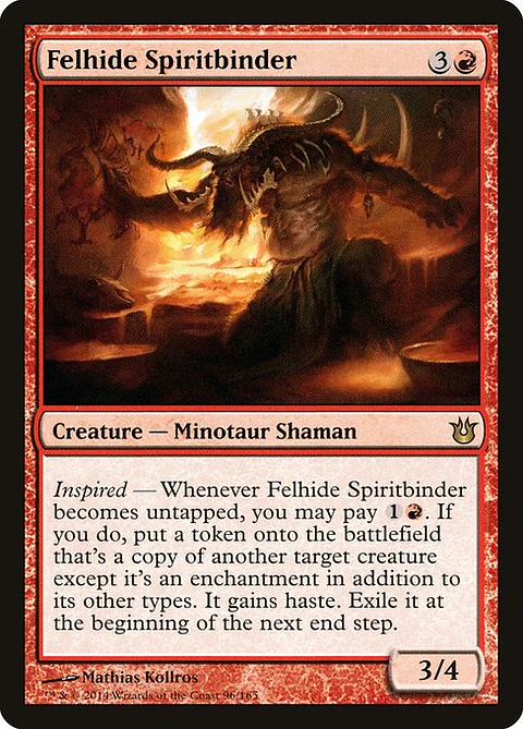 Carta Magic - FOIL Felhide Spiritbinder - Idioma: Español - Edicion: Born of the Gods