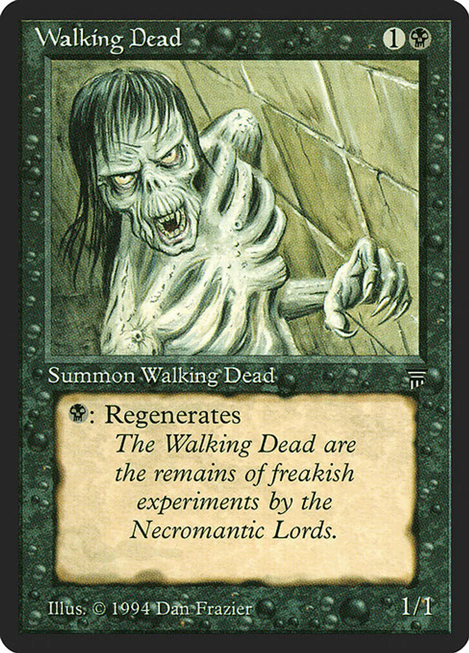 Carta Magic - Walking Dead - Idioma: Ingles - Edicion: Legends 1