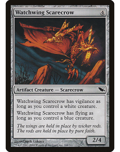 Carta Magic - FOIL Watchwing Scarecrow - Idioma: Español - Edicion: Shadowmoor