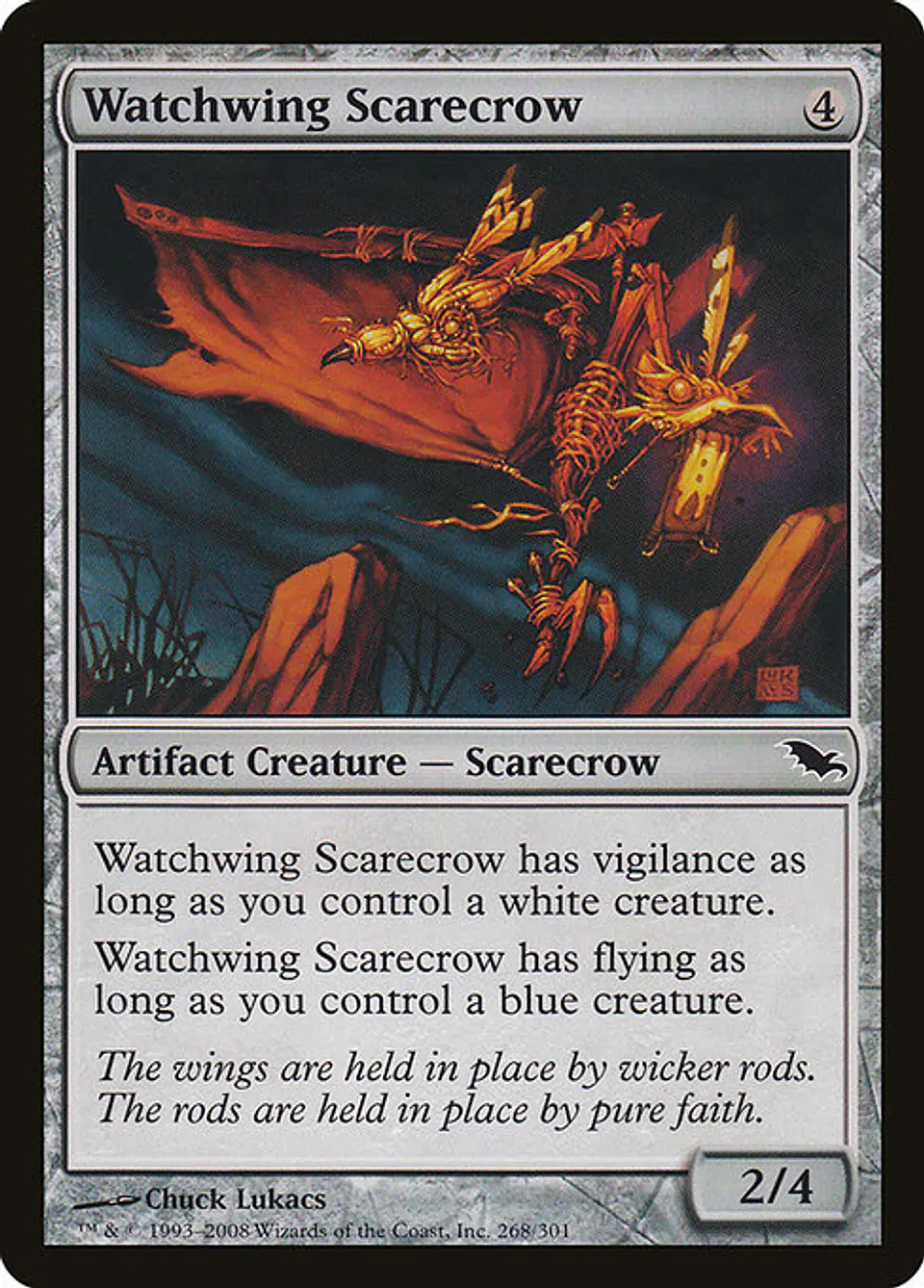 Carta Magic - FOIL Watchwing Scarecrow - Idioma: Español - Edicion: Shadowmoor 1