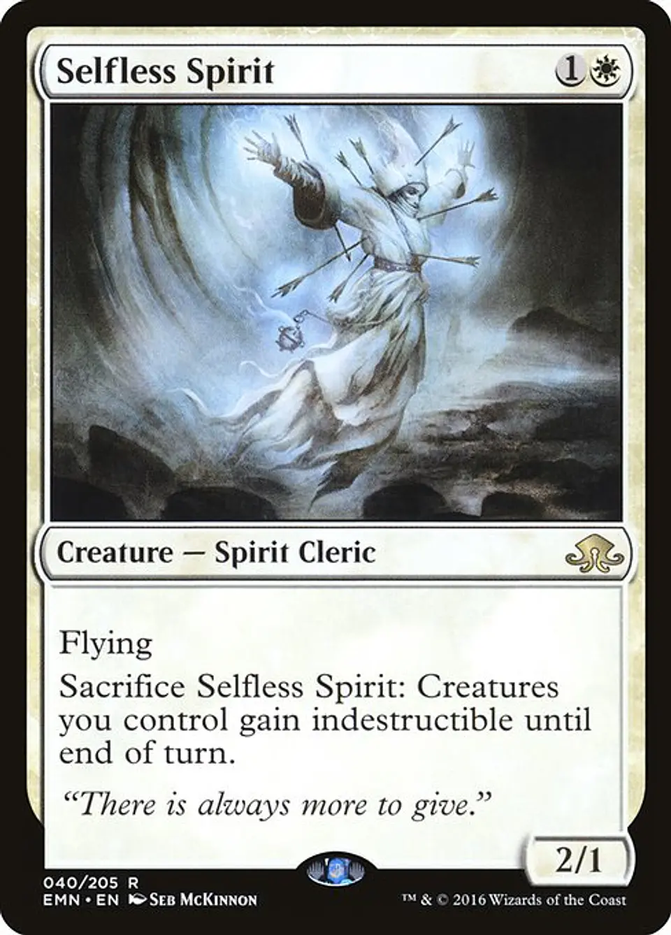 Carta Magic - Selfless Spirit - Idioma: Ingles - Edicion: Eldritch Moon 1