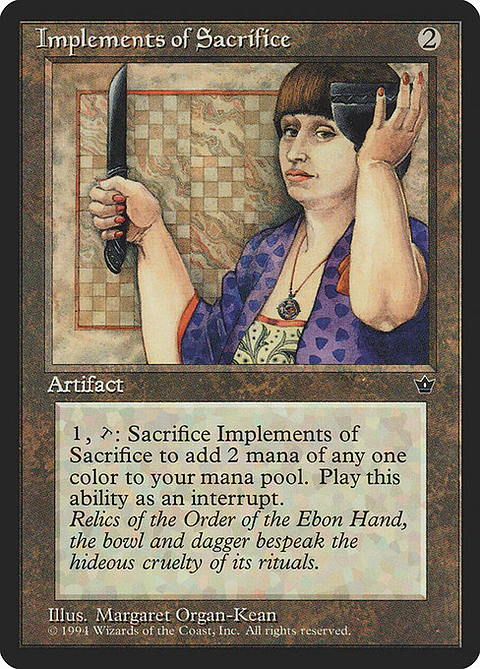 Carta Magic - Implements of Sacrifice - Idioma: Ingles - Edicion: Fallen Empires