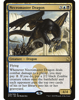 Carta Magic - Necromaster Dragon - Idioma: Ingles - Edicion: Dragons of Tarkir