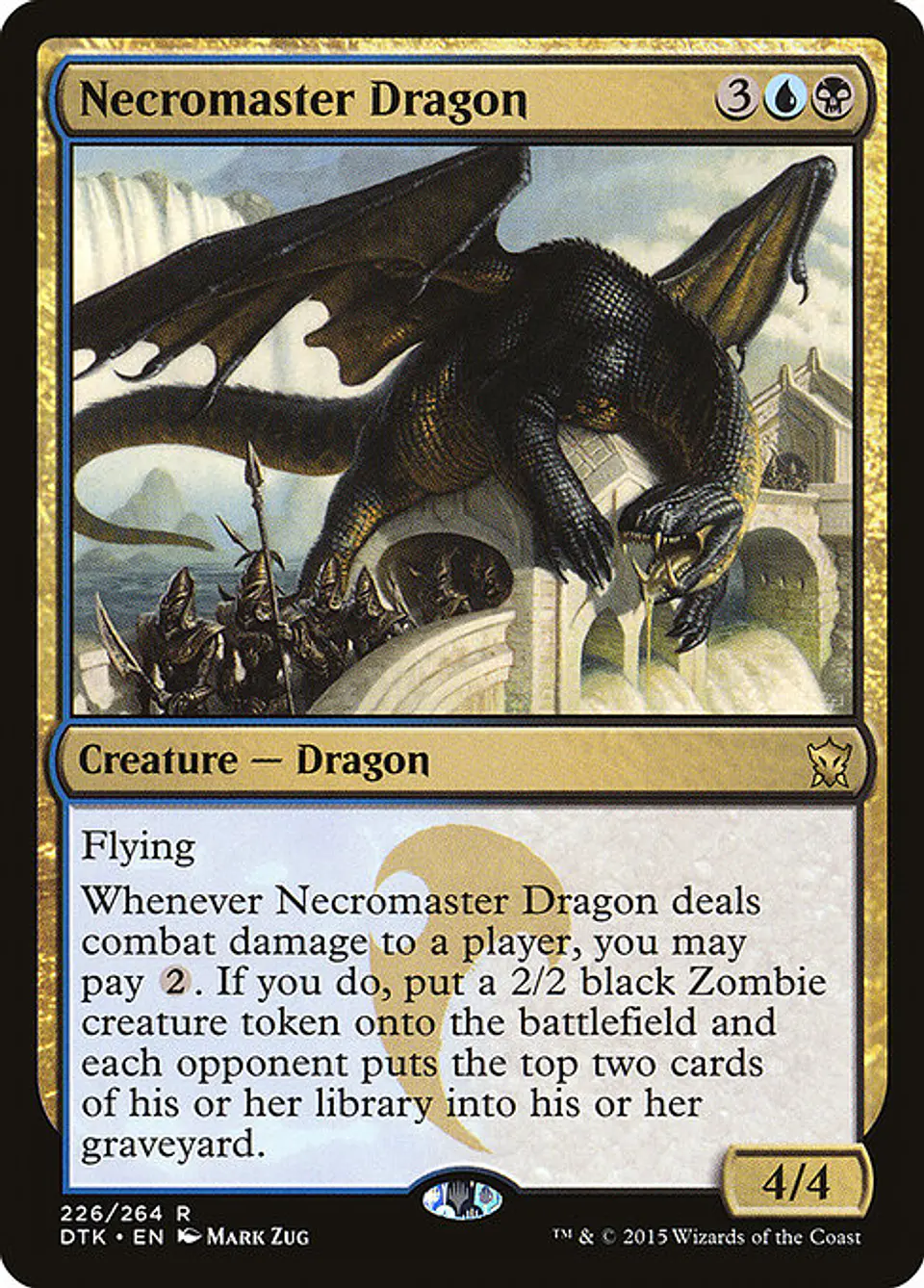 Carta Magic - Necromaster Dragon - Idioma: Ingles - Edicion: Dragons of Tarkir 1