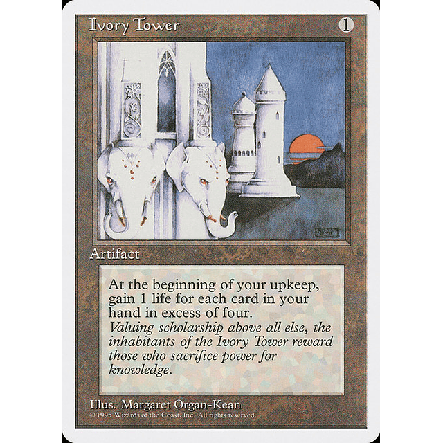 Carta Magic - Ivory Tower - Idioma: Ingles - Edicion: Fourth Edition