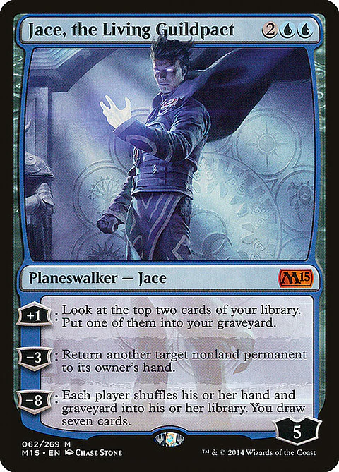 Carta Magic - Jace, the Living Guildpact - Idioma: Ingles - Edicion: Magic 2015