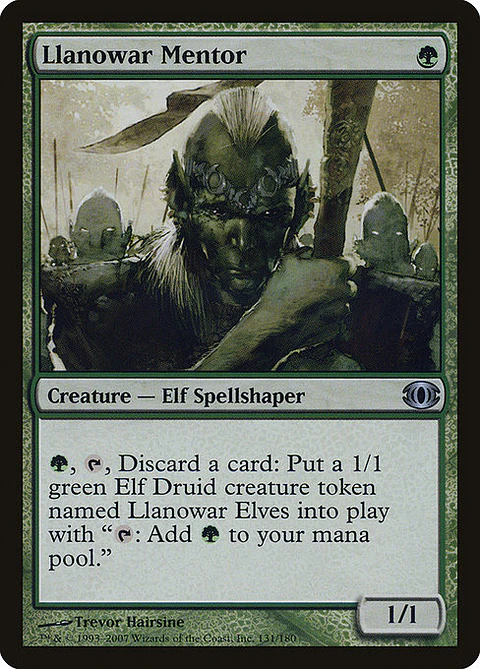 Carta Magic - FOIL Llanowar Mentor - Idioma: Ingles - Edicion: Future Sight