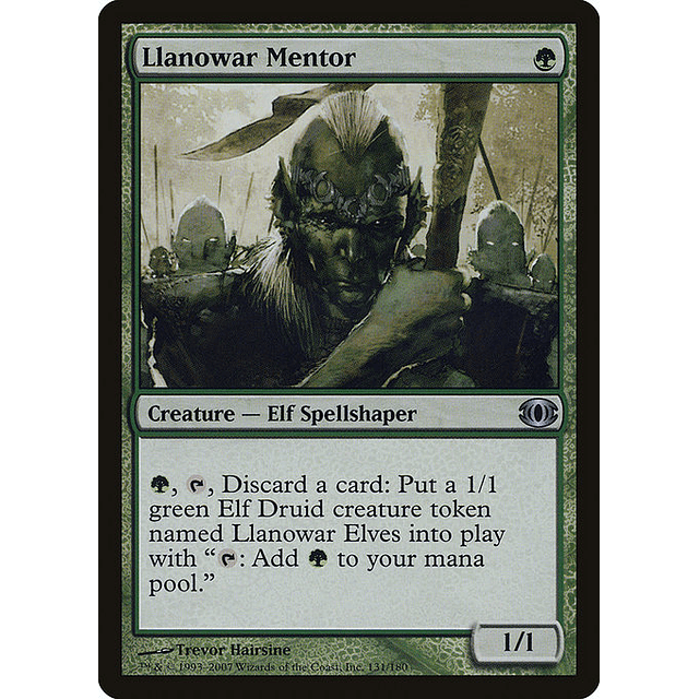 Carta Magic - FOIL Llanowar Mentor - Idioma: Ingles - Edicion: Future Sight