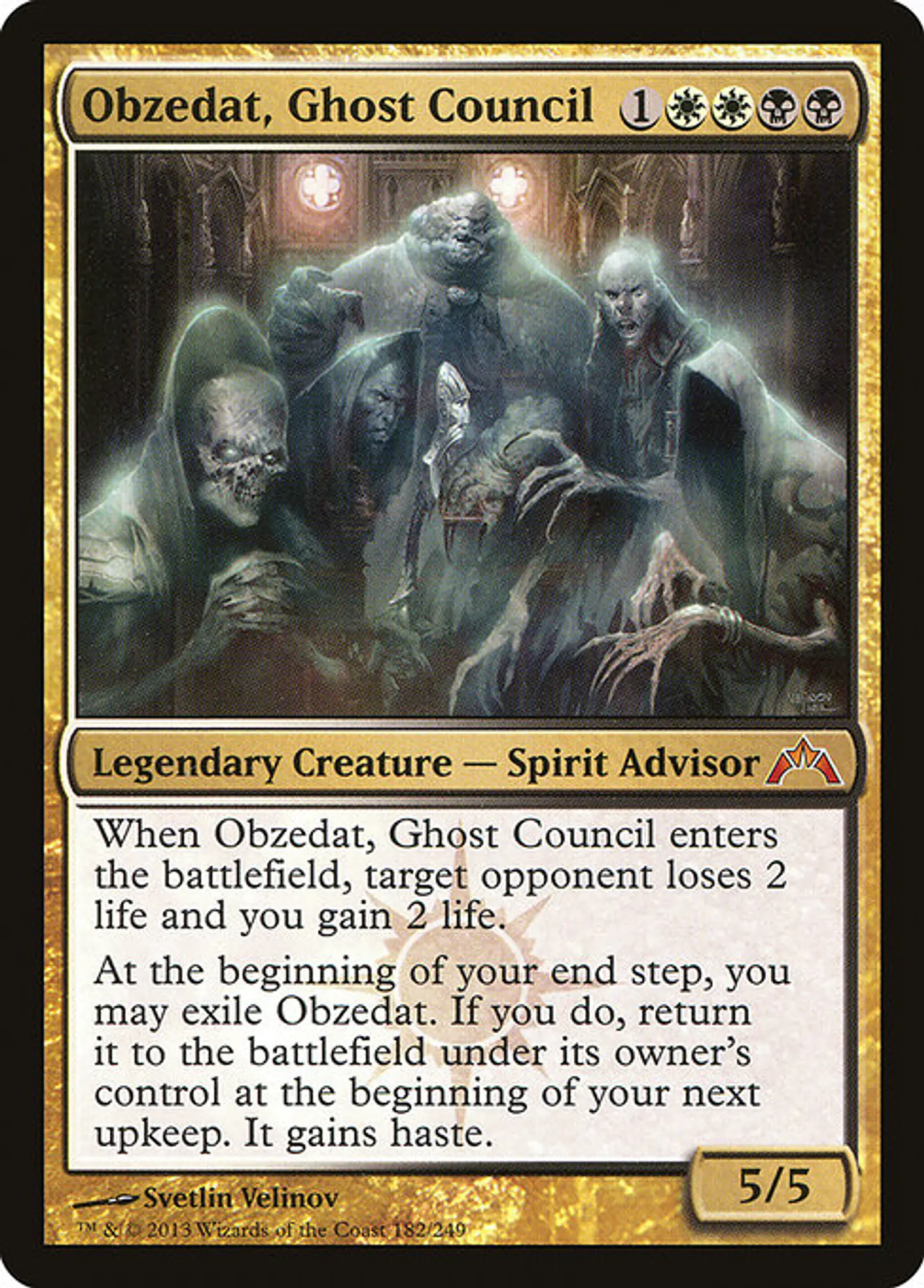 Carta Magic - Obzedat, Ghost Council - Idioma: Español - Edicion: Gatecrash 1