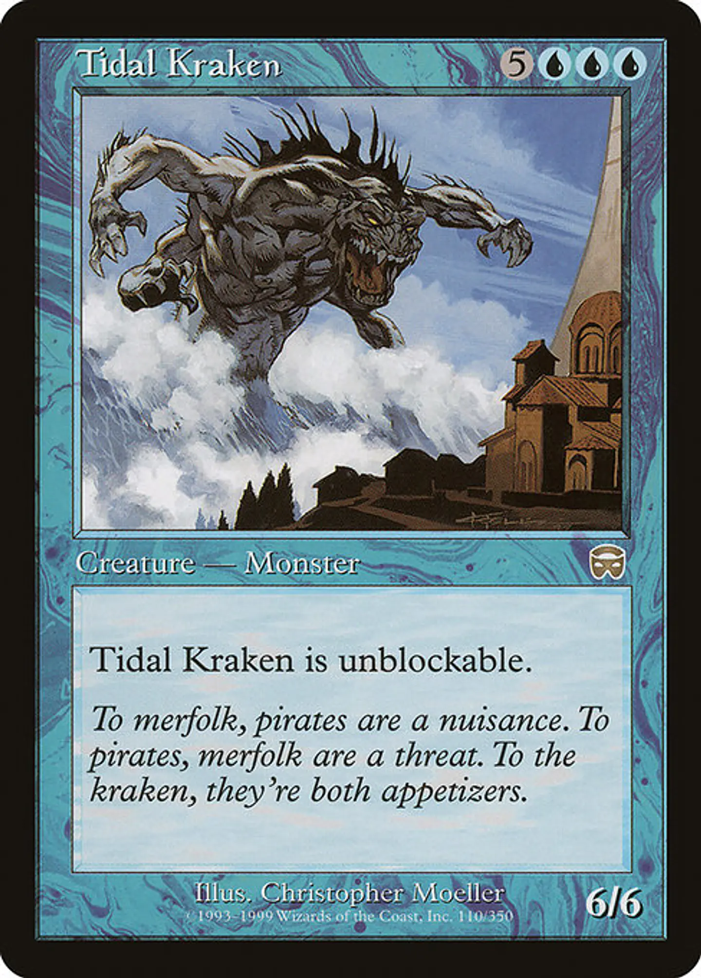 Carta Magic - Tidal Kraken - Idioma: Ingles - Edicion: Mercadian Masques 1