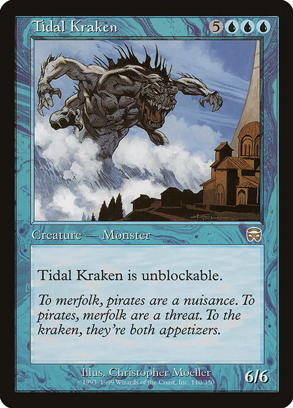 Carta Magic - Tidal Kraken - Idioma: Ingles - Edicion: Mercadian Masques 1