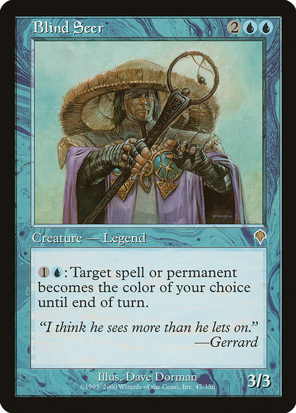 Carta Magic - Blind Seer - Idioma: Español - Edicion: Invasion 1