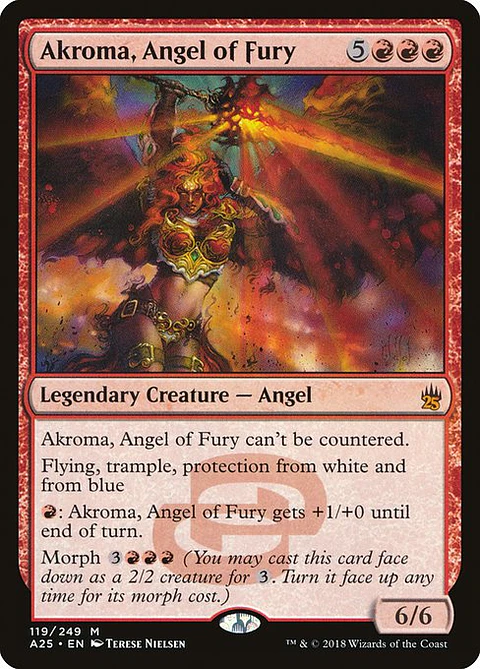 Carta Magic - Akroma, Angel of Fury - Idioma: Ingles - Edicion: Masters 25