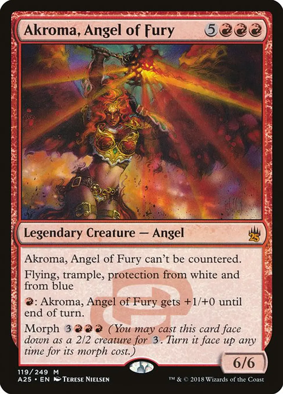 Carta Magic - Akroma, Angel of Fury - Idioma: Ingles - Edicion: Masters 25 1