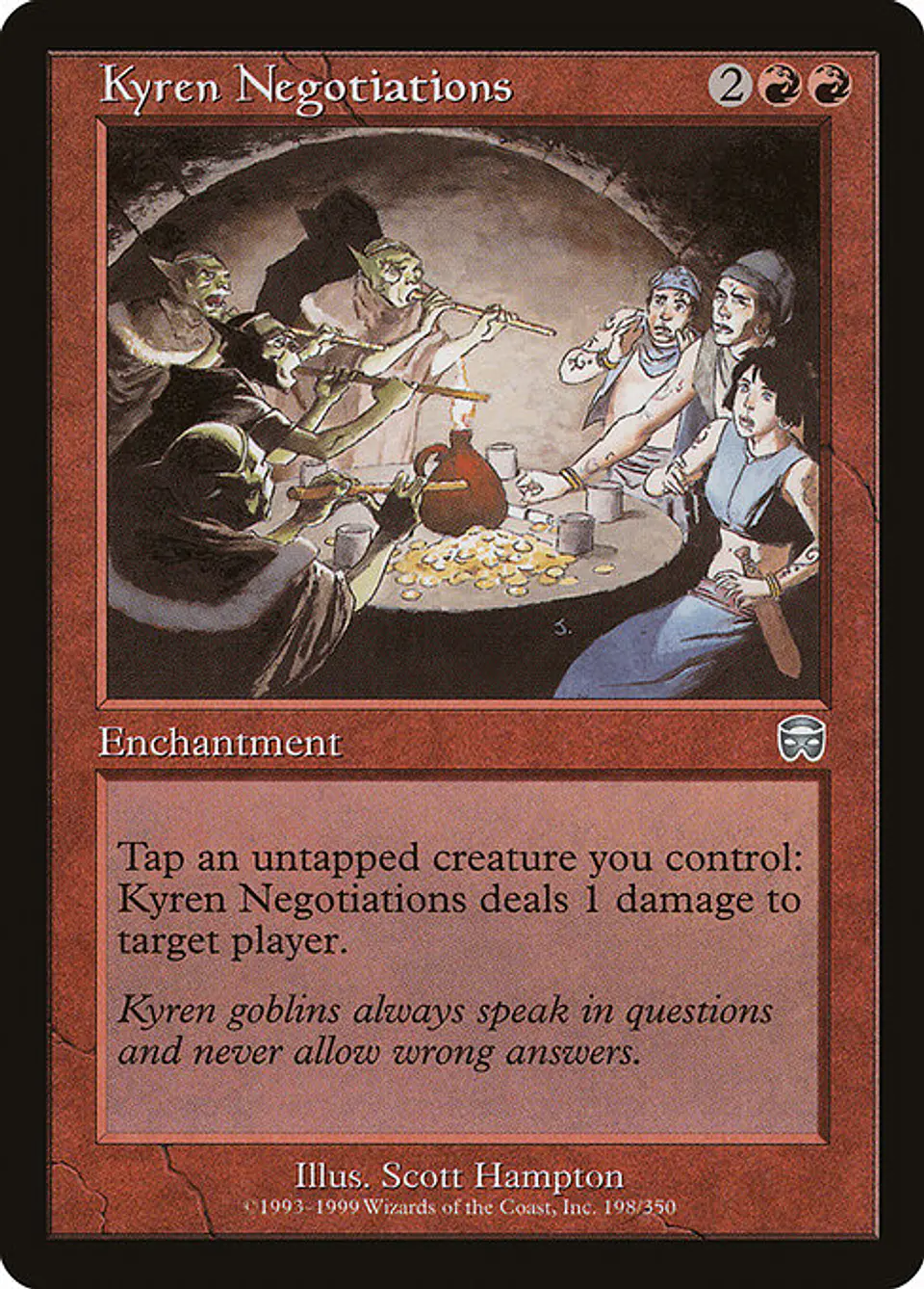 Carta Magic - Kyren Negotiations - Idioma: Ingles - Edicion: Mercadian Masques 1