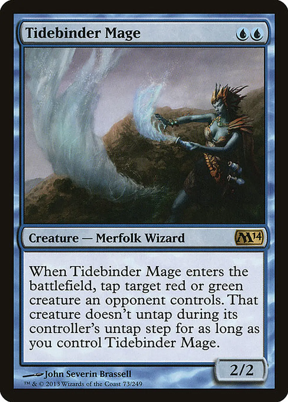 Carta Magic - FOIL Tidebinder Mage - Idioma: Ingles - Edicion: Magic 2014 1