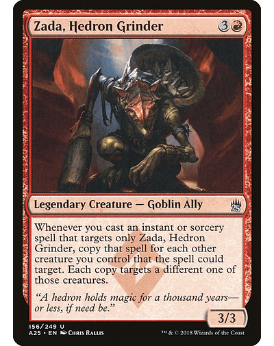 Carta Magic - FOIL Zada, Hedron Grinder - Idioma: Ingles - Edicion: Masters 25