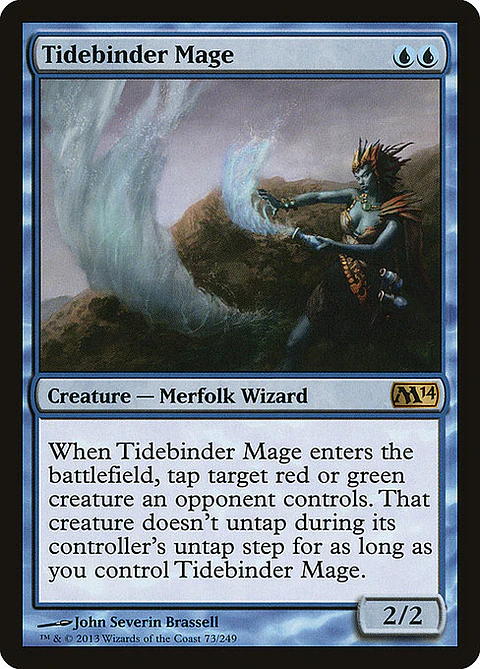 Carta Magic - FOIL Tidebinder Mage - Idioma: Español - Edicion: Magic 2014