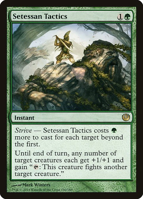 Carta Magic - FOIL Setessan Tactics - Idioma: Español - Edicion: Journey into Nyx