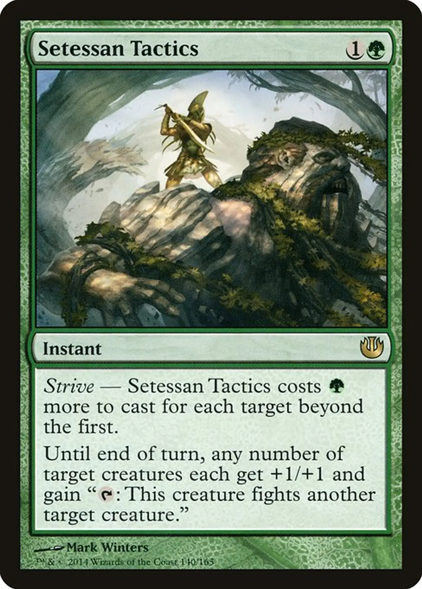 Carta Magic - FOIL Setessan Tactics - Idioma: Español - Edicion: Journey into Nyx 1