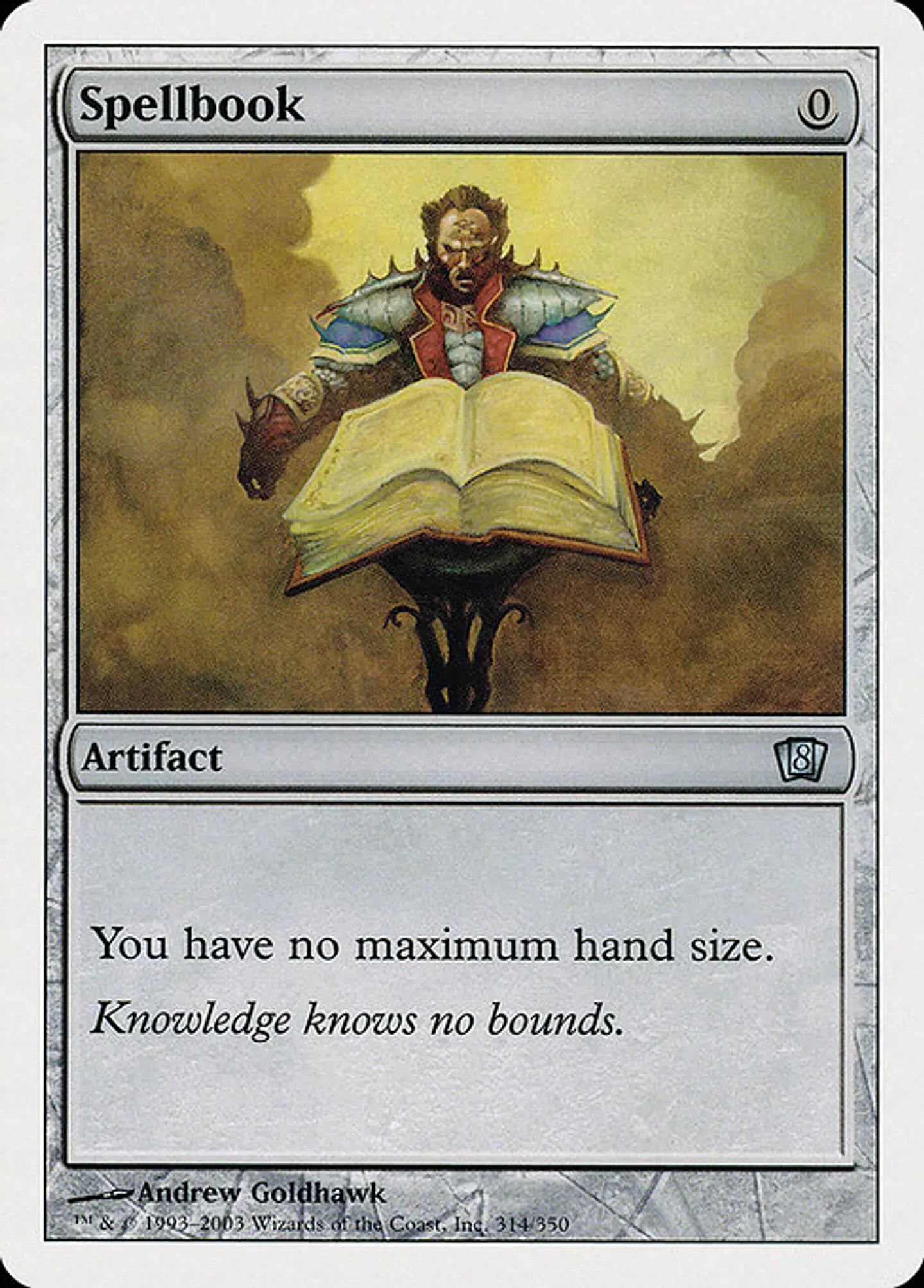 Carta Magic - Spellbook - Idioma: Ingles - Edicion: Eighth Edition 1