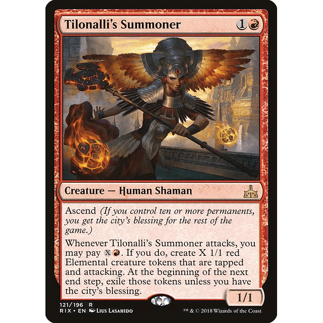 Carta Magic - FOIL Tilonalli's Summoner - Idioma: Español - Edicion: Rivals of Ixalan