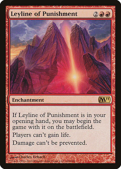 Carta Magic - Leyline of Punishment - Idioma: Ingles - Edicion: Magic 2011