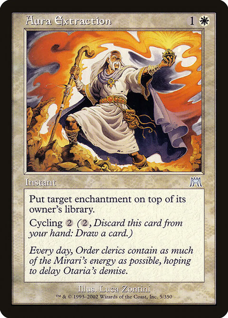 Carta Magic - FOIL Aura Extraction - Idioma: Ingles - Edicion: Onslaught 1