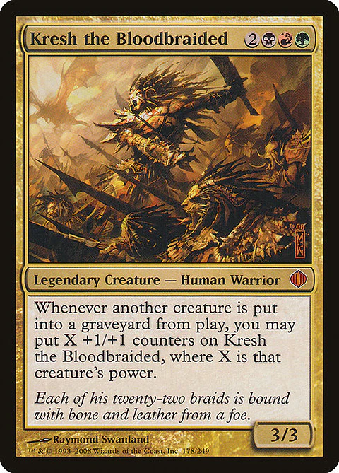 Carta Magic - Kresh the Bloodbraided - Idioma: Ingles - Edicion: Shards of Alara