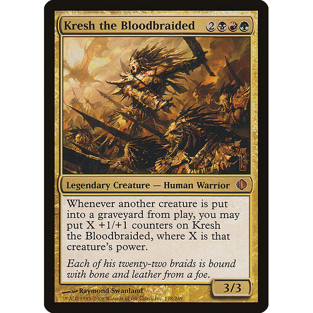 Carta Magic - Kresh the Bloodbraided - Idioma: Ingles - Edicion: Shards of Alara