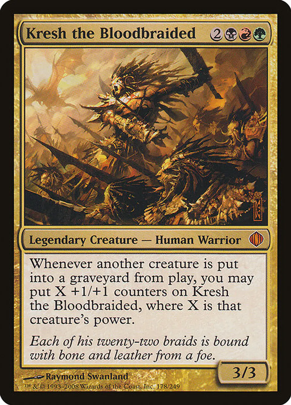 Carta Magic - Kresh the Bloodbraided - Idioma: Ingles - Edicion: Shards of Alara 1