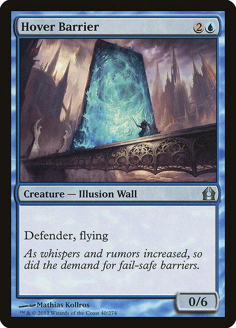 Carta Magic - FOIL Hover Barrier - Idioma: Español - Edicion: Return to Ravnica