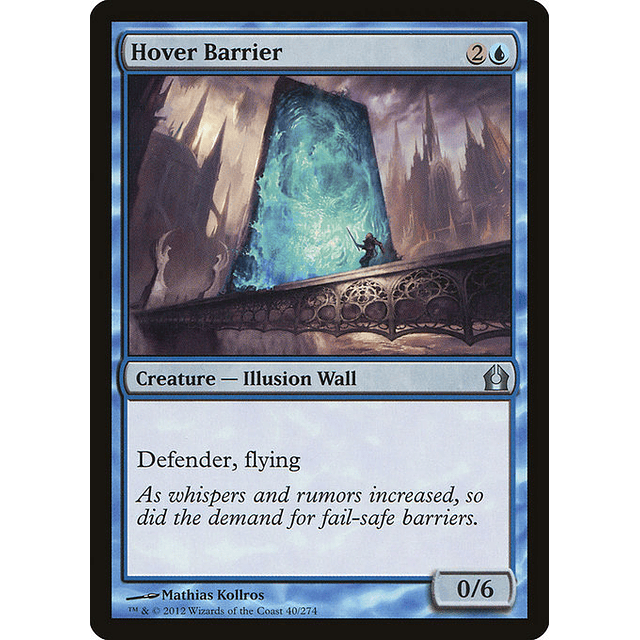 Carta Magic - FOIL Hover Barrier - Idioma: Español - Edicion: Return to Ravnica