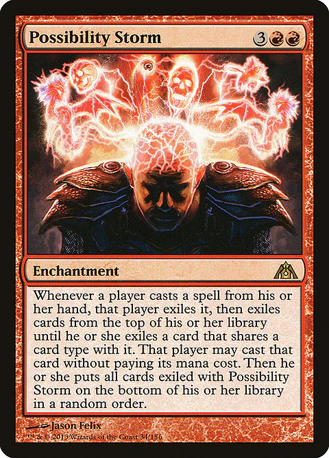 Carta Magic - Possibility Storm - Idioma: Español - Edicion: Dragon's Maze