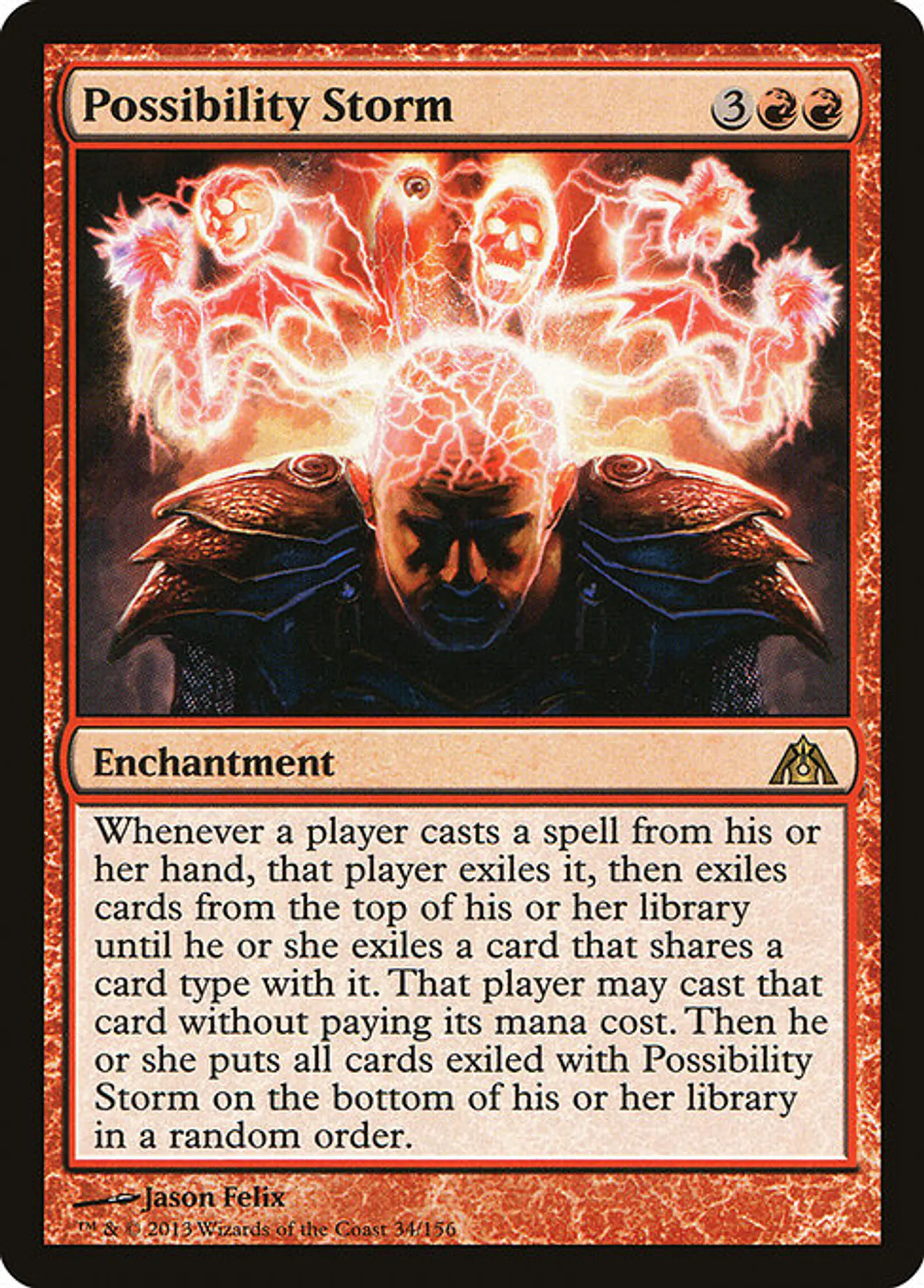 Carta Magic - Possibility Storm - Idioma: Español - Edicion: Dragon's Maze 1