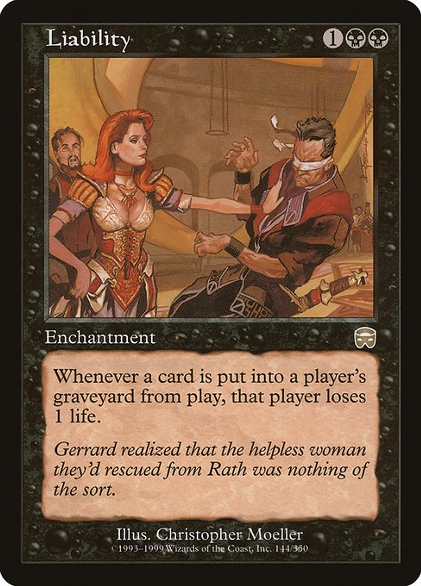 Carta Magic - Liability - Idioma: Español - Edicion: Mercadian Masques 1