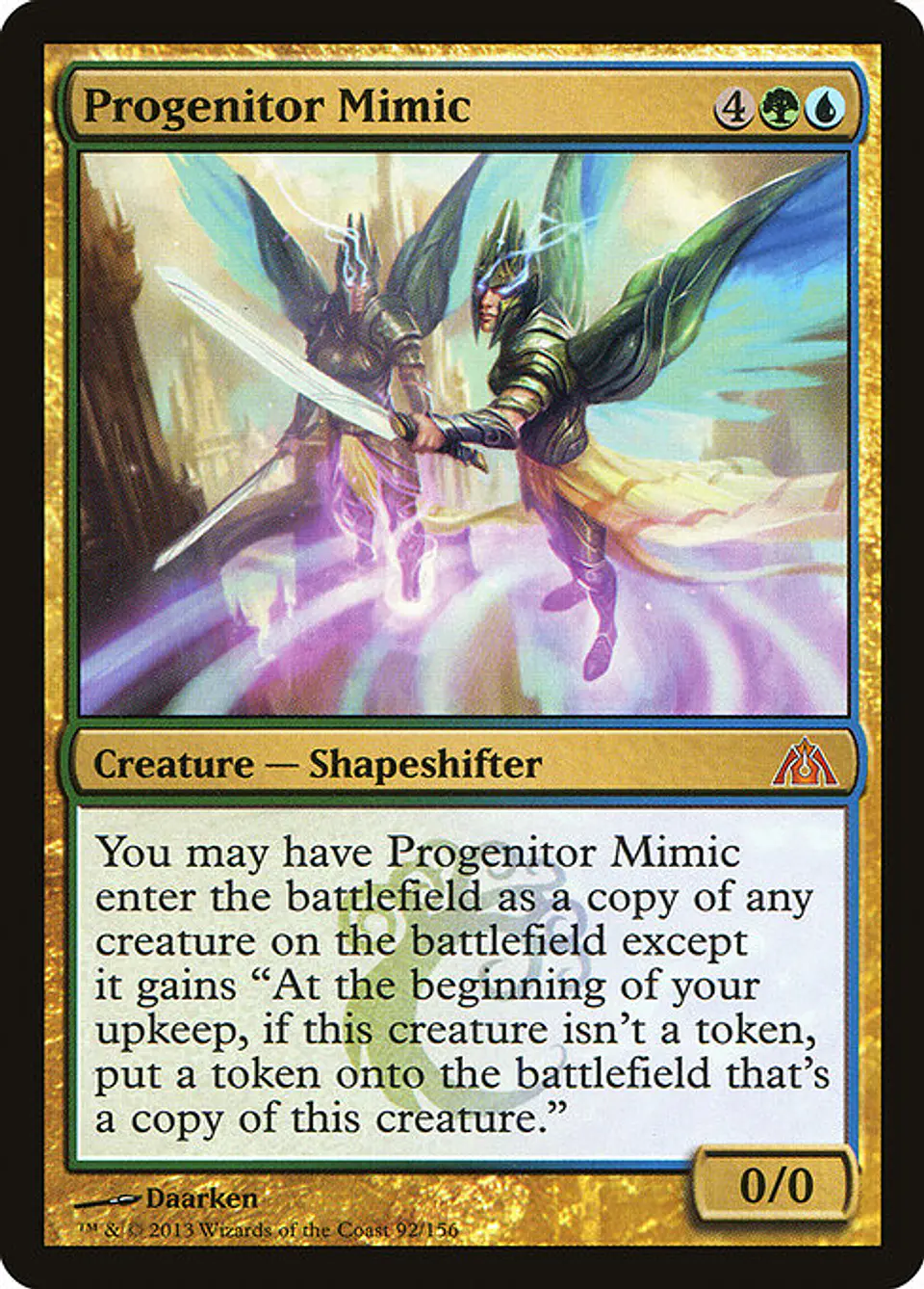 Carta Magic - Progenitor Mimic - Idioma: Ingles - Edicion: Dragon's Maze 1