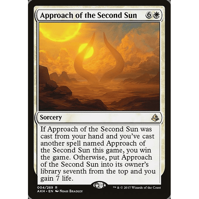 Carta Magic - Approach of the Second Sun - Idioma: Español - Edicion: Amonkhet