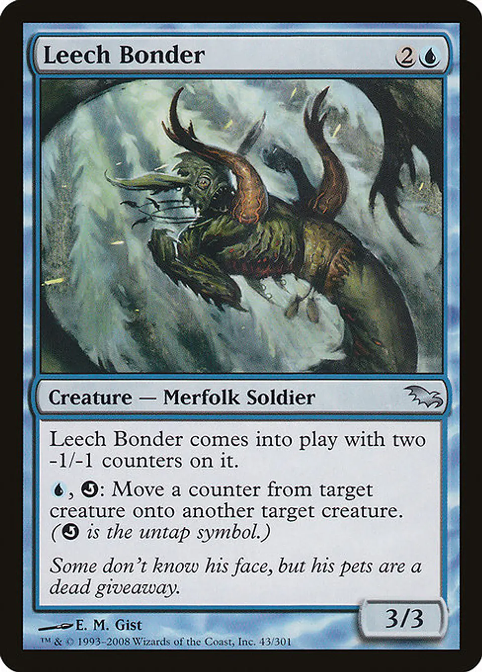 Carta Magic - FOIL Leech Bonder - Idioma: Español - Edicion: Shadowmoor 1