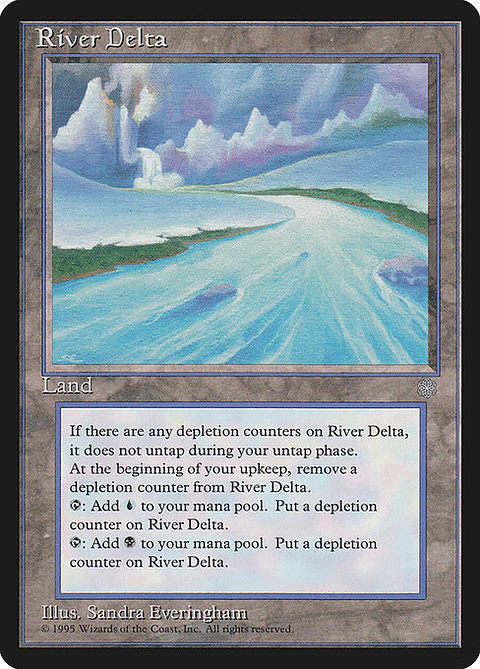 Carta Magic - River Delta - Idioma: Ingles - Edicion: Ice Age