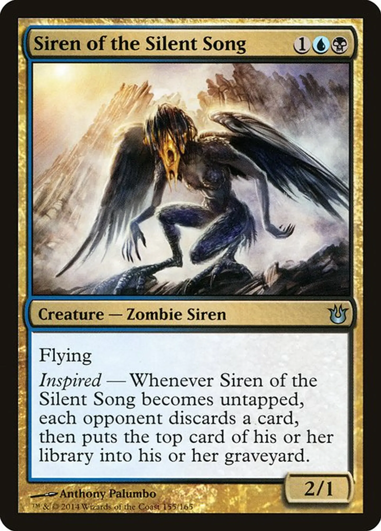 Carta Magic - FOIL Siren of the Silent Song - Idioma: Ingles - Edicion: Born of the Gods 1