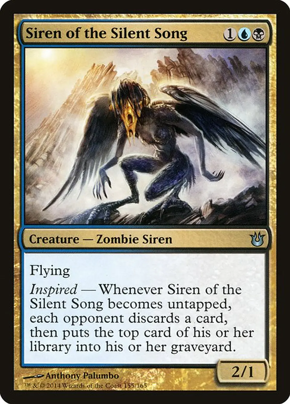 Carta Magic - FOIL Siren of the Silent Song - Idioma: Ingles - Edicion: Born of the Gods 1