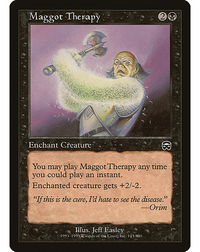 Carta Magic - FOIL Maggot Therapy - Idioma: Español - Edicion: Mercadian Masques