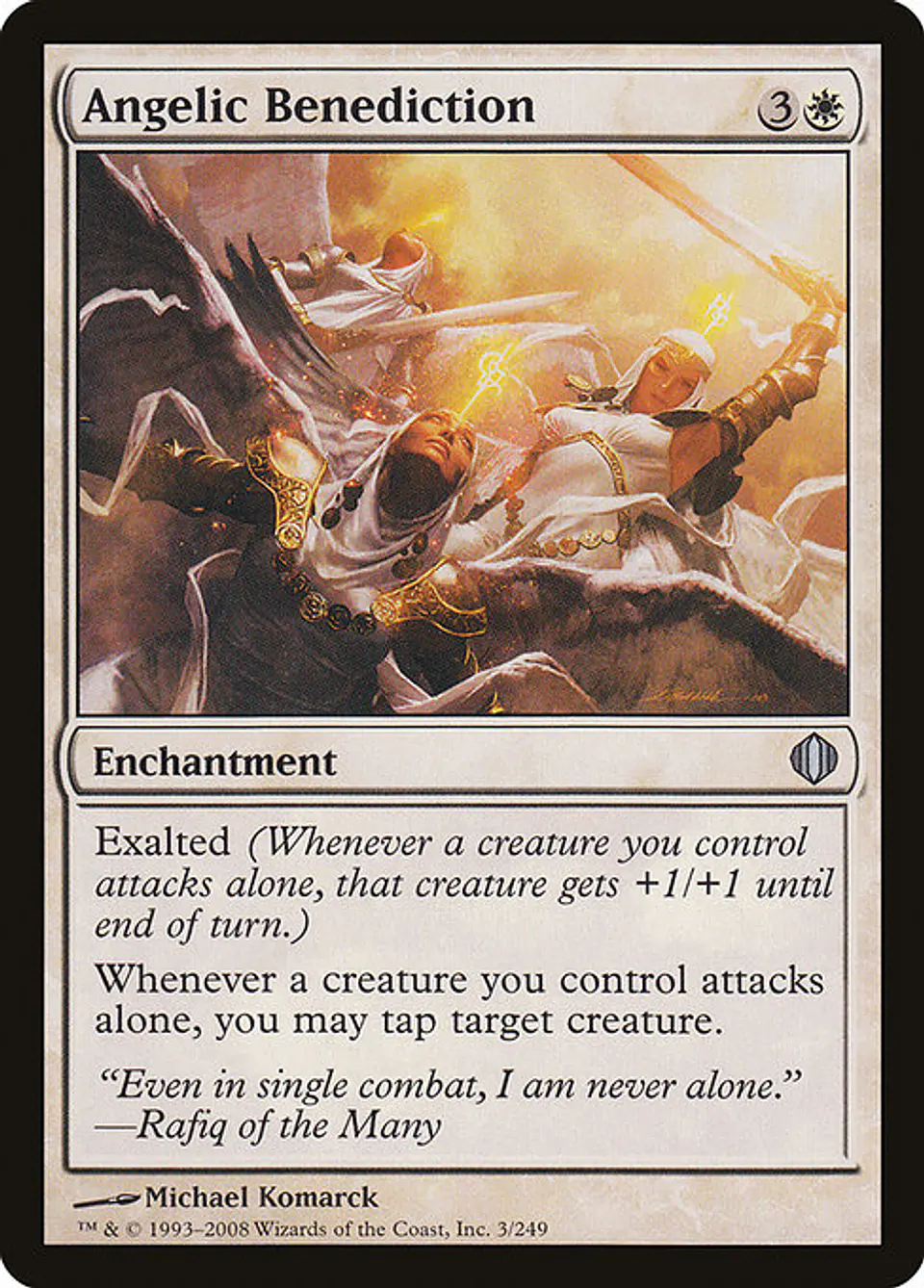 Carta Magic - FOIL Angelic Benediction - Idioma: Ingles - Edicion: Shards of Alara 1
