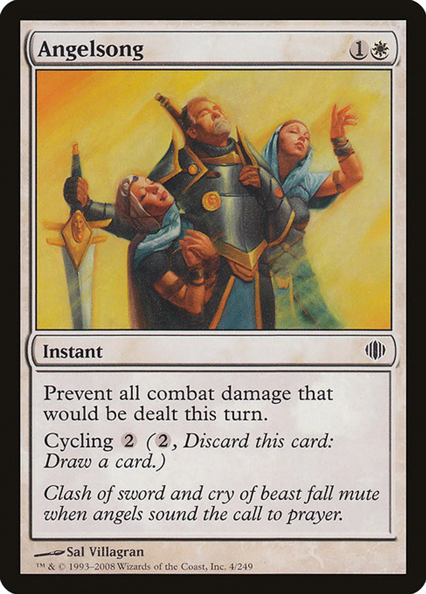 Carta Magic - FOIL Angelsong - Idioma: Ingles - Edicion: Shards of Alara 1