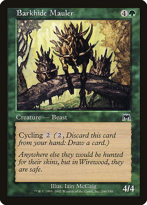 Carta Magic - FOIL Barkhide Mauler - Idioma: Ingles - Edicion: Onslaught