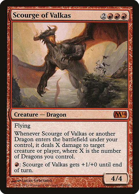 Carta Magic - Scourge of Valkas - Idioma: Ingles - Edicion: Magic 2014