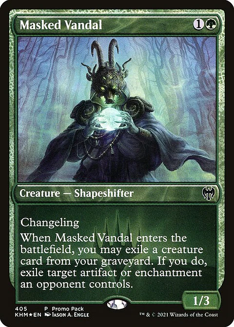 Carta Magic - Masked Vandal - Idioma: Ingles - Edicion: Kaldheim
